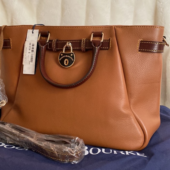 Dooney & Bourke Tan Leather Tote - Picture 3 of 12